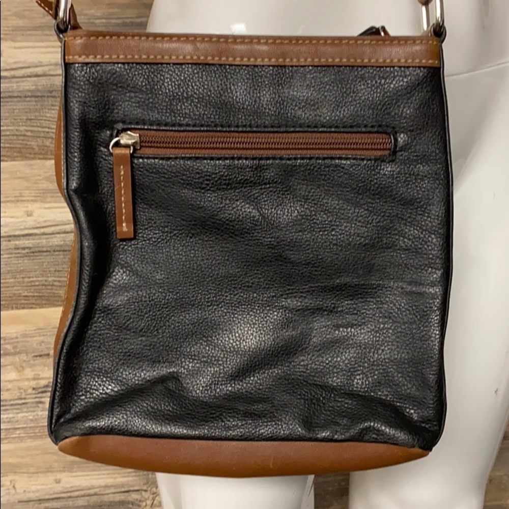 Chaps Two Tone Crossbody Purse P1 - Picture 4 of 5